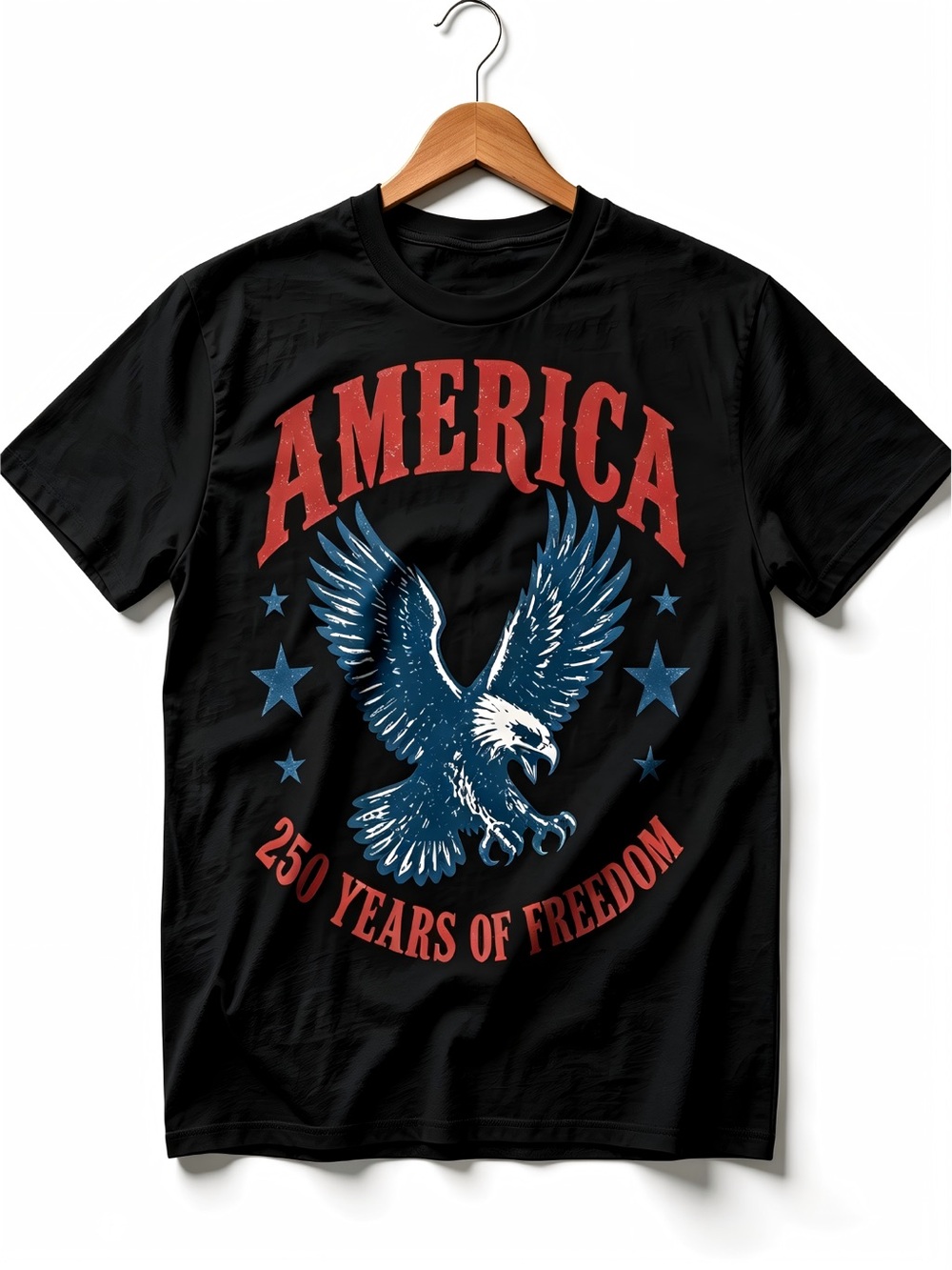 AMERICA Patriotic Eagle Graphics Womens Mens T-shirt Unisex